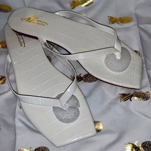 Flat Square Toe Sandals